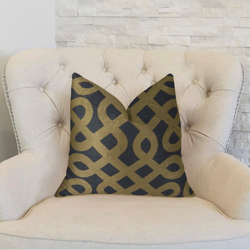 Coussin de luxe fait à la main Maze, 18" x 18", Coussin décoratif