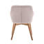 46cm H Velvet Upholstered Upholstered Back Armchair-508755831