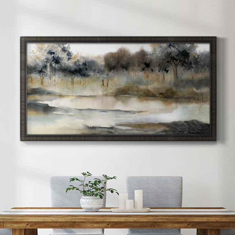 Serene River - reproduction de photo sur toile, H 25 po x l 45 po x P 1 po