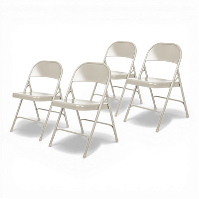 Bernadine Metal Round-Backed Folding Chair