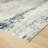 Modern Abstract Performance Ivory/Gray/Blue Area Rug-1415602164