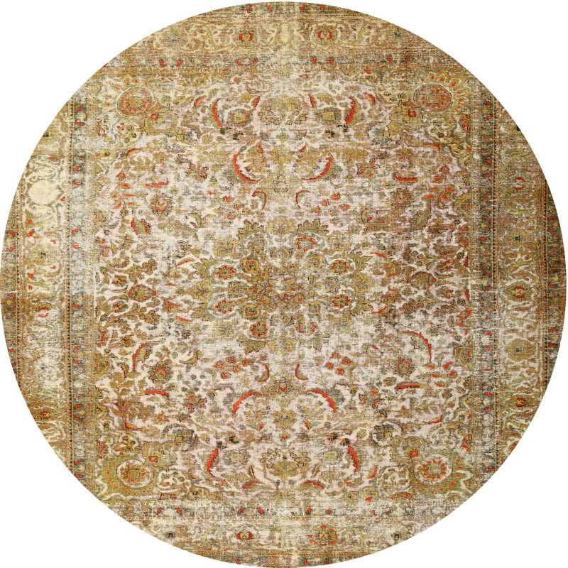 Oriental Indoor Rug, Round 8'