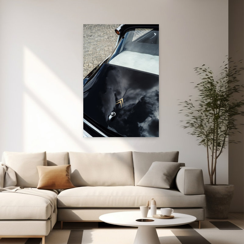Art contemporain contemporain rétro classique, H 60 po x l 40 po