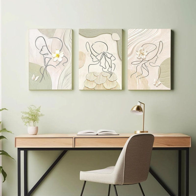 3 Piece Wrapped Canvas Set