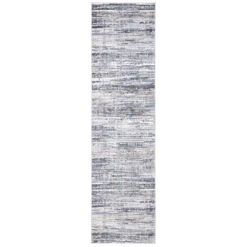 Cathlin 100 Performance Abstract Rug, Runner 2'2" x 8'