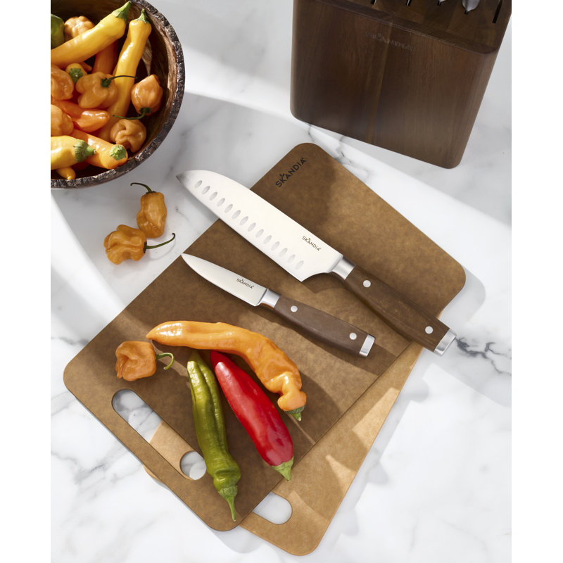 Hampton Forge Woodlyn Cutlery Block 10 PC