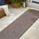 Tapis intérieur / extérieur brun clair Longe
