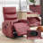 Heat Massage Manual Recliner Chair With Rocker And Swivel-615146779