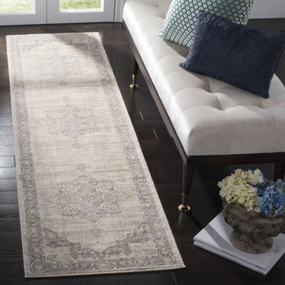 Hogan Hooked Cream/Grey Rug