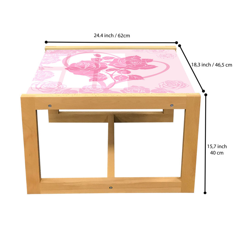Jahzon Sled Coffee Table, 40cm H x 46.5cm W x 62cm D