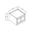 Armoire murale de cuisine profonde l 36 po x H 12 po x P 25 po prête à assembler Casainc-132272689