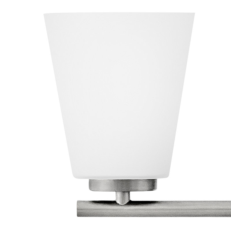 Bri Medium 3-Light Bath Vanity Fixture with Etched Opal Glass, Silver