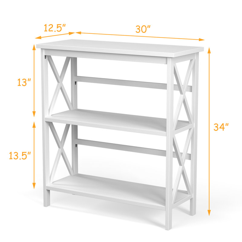 Étagère à livres H 34 "x l 30" Asbury, Blanc