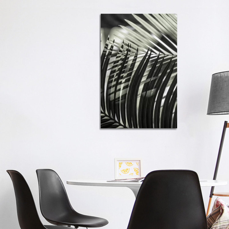 Palmleaves Shades Green by Monika Strigel - Wrapped Canvas Print, 101.6 cm H x 66.04 cm W x 3.175 cm D