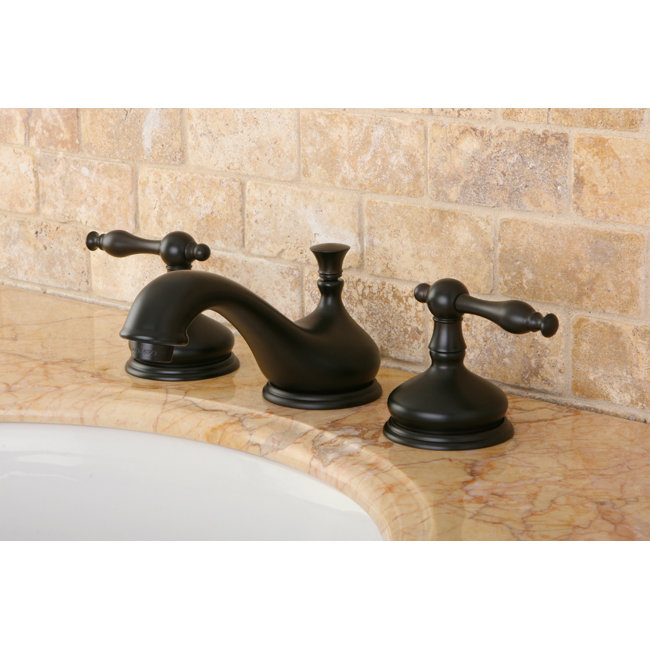 Robinet de salle de bain espacé Kingston, Bronze huilé