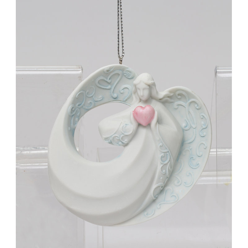 Ornement en forme d'ange de l'amour 3 3/8 po Cosmos cadeaux