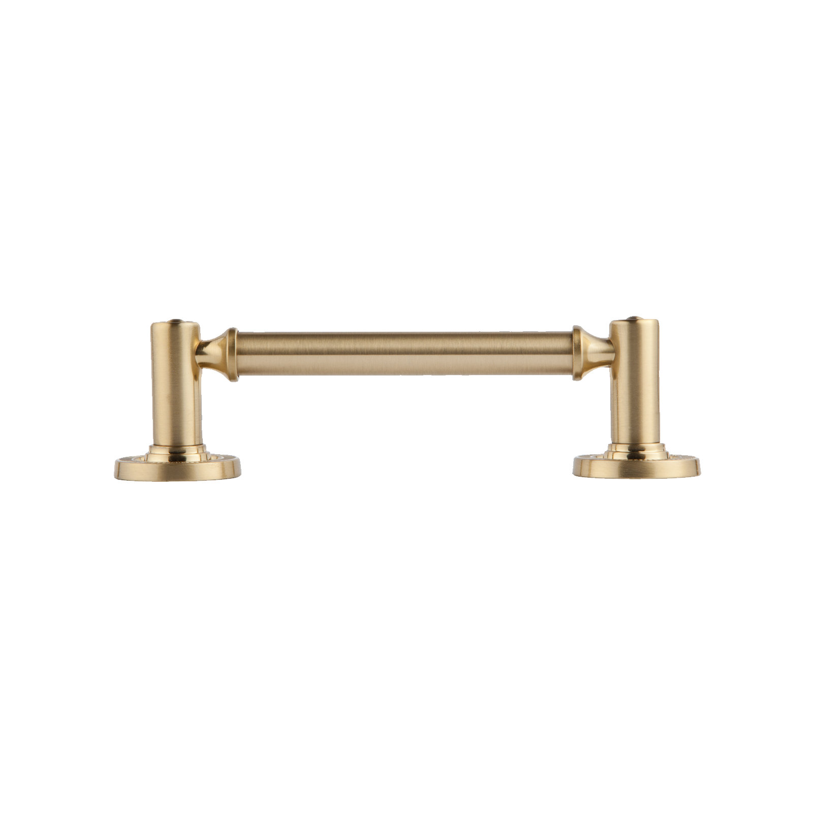 Minted Bar Pull, Satin Brass, 4"