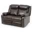 Causeuse inclinable double Ward G760a-rl, brun foncé-125915895