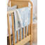 Couverture de chambre de bébé à bascule bleue