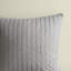 Housse de couette 100% coton double / grand - avec détails gris, fermeture à boutons, attaches intérieures, lavable, rayures approuvées, impression inversée, 2 taies décoratives assorties, -