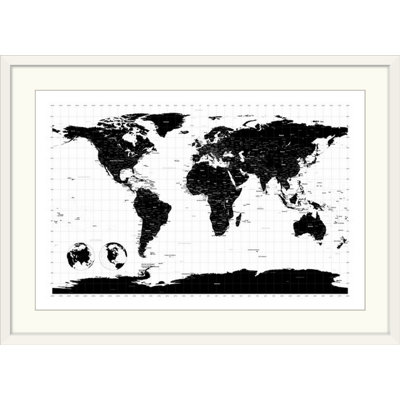 Francy «World Map» par Bellen, impression
