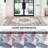 6x9 Washable Vintage Boho Rug for Living Room, Office, Dining, Kids Room, Low Pile, Non-Slip, Durable for High Traffic Areas, Orange Brown-630996542