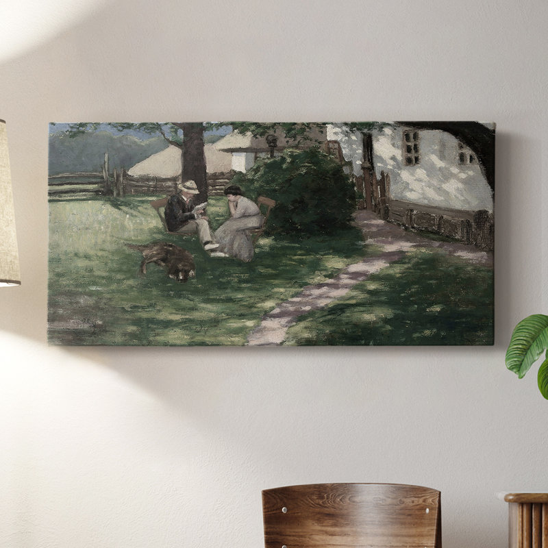 Botanical Series-CD XXII - Toile tendue avec châssis - Prêt à être accroché, H 20 po x l 40 po