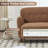 59'' W Modern Upholstery Teddy Sofa Loveseat-24943813