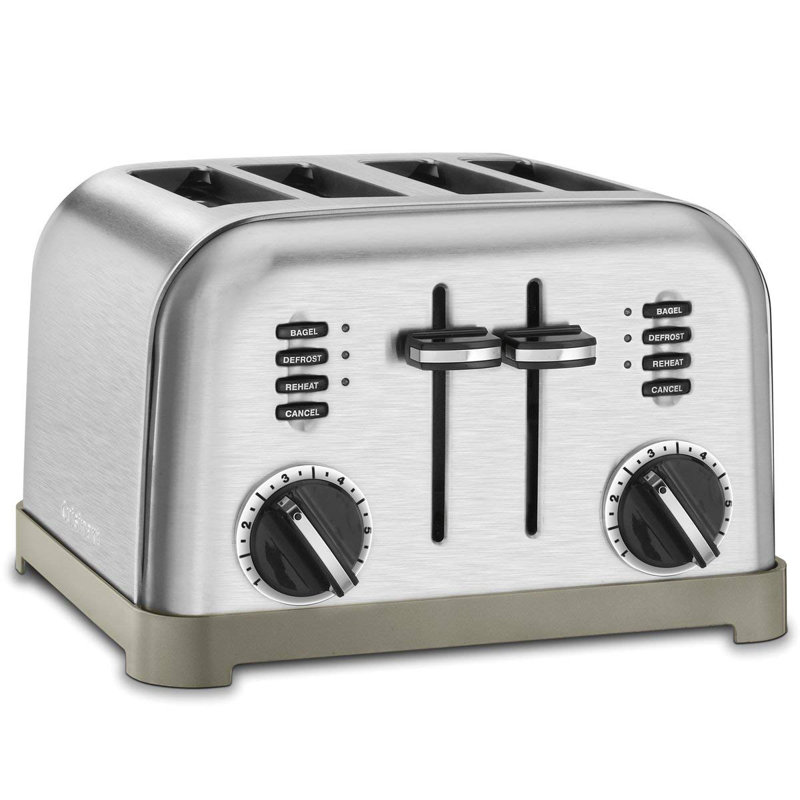 Grille-pain à 4 tranches Cuisinart, Acier inoxydable brossé