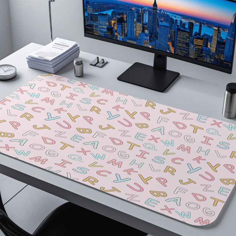 Polyester Desk Pad, 23.6x13.8