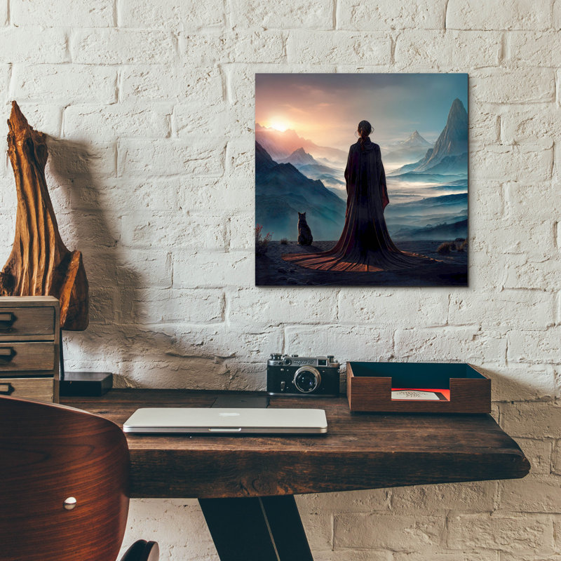 «Whispers Of Sunrise» par Rey Klimt, art mural acrylique, 12 po x 12 po