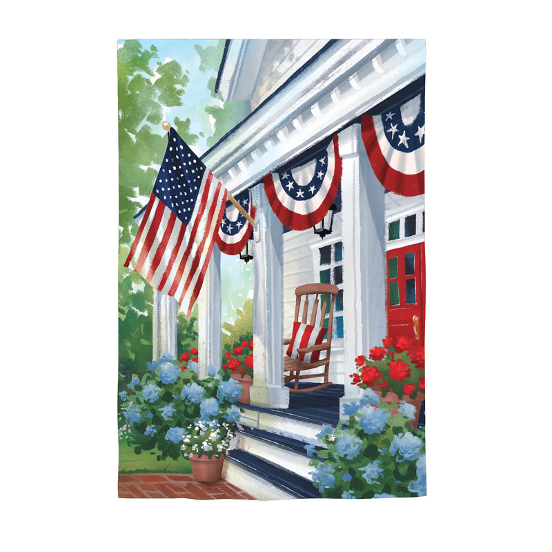 Drapeau de maison patriotique
