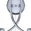 Pamelia Mild Steel Candle Wall Light-826490351