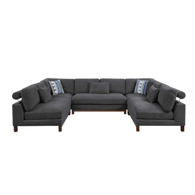 Elantra Corduroy Sectional Symmetrical