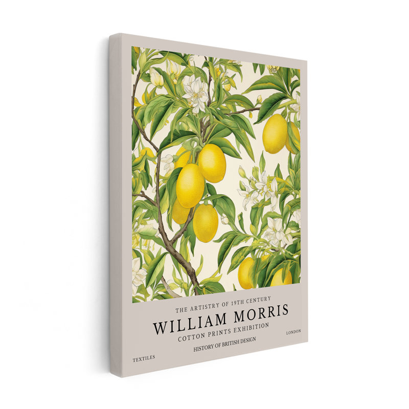 William Morris - Citronnier, Unframed, Canvas, 11"H x 14"W