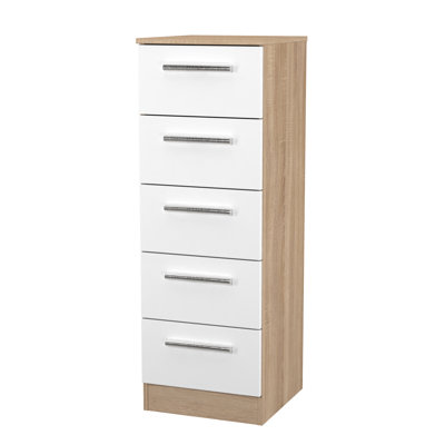 Fully Assembled Chesler 5 Drawer Chest