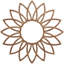 Médaillon de plafond 22 "x 22" x P 7 5/8 "x T 1/4" Daisy-59356314-59356309