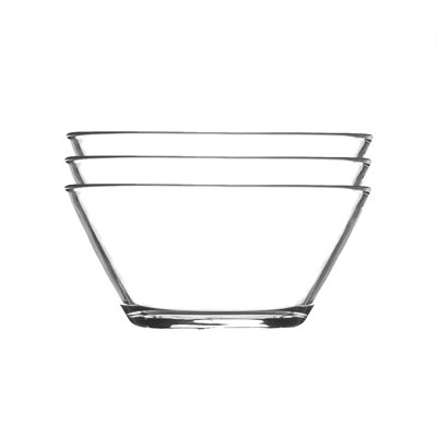 Argon Tableware - Glass Serving Bowls - 10.5cm - Clear