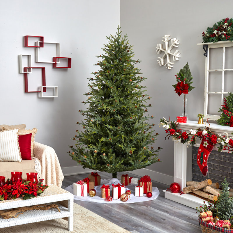 Sommer 90' H Lighted Artificial Christmas Tree