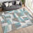 Machine Washable Indoor/Outdoor Chantille ACN2327 Geometric Rug-1372521760