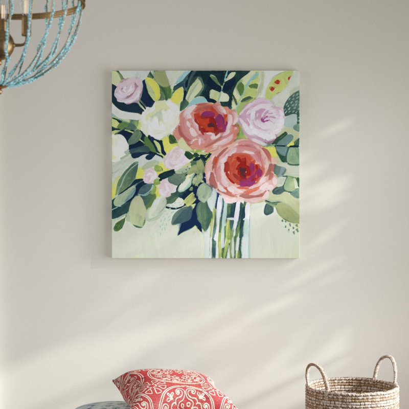 Let The Light In I by Victoria Borges - Wrapped Canvas Painting, 76cm H x 76cm W 