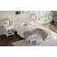 Lit plateforme en bois avec tête de lit en forme de gourde, lit plateforme de style rétro avec support à lattes en bois-571275399-571275397
