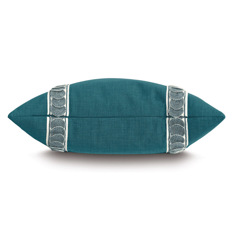 Malta Striped Reversible Throw Pillow, Square 22"