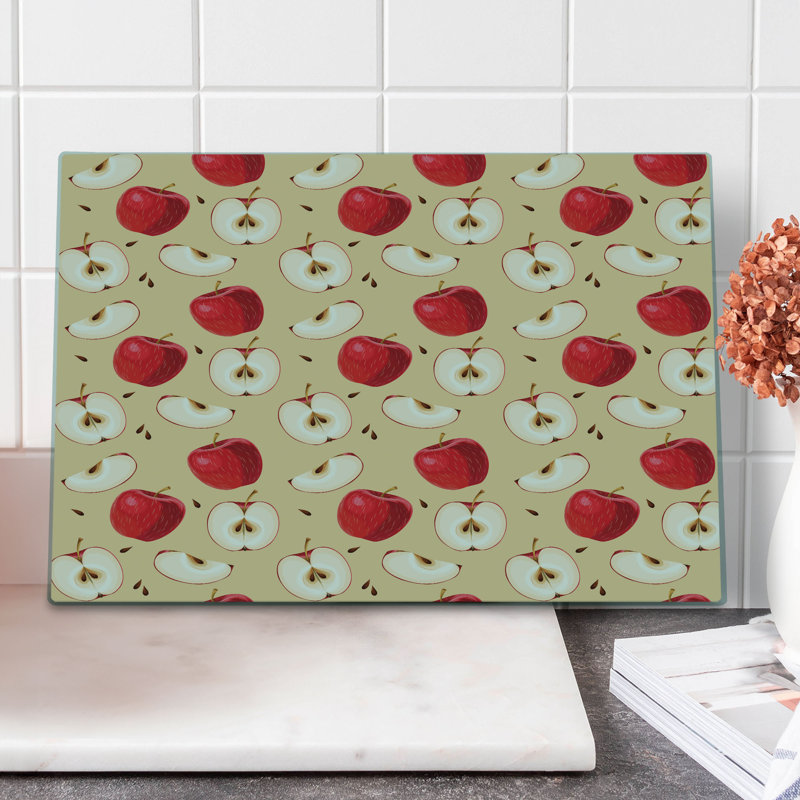 Planche à découper en verre christam east urban home