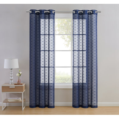 Gracieuse Semi Sheer Curtain Pair