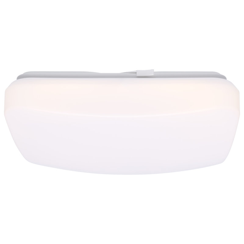 Luminaire DEL à nuage avec capteur 27K / 30K / 35K / 40K / 50K CCT, forme carrée, finition blanche, 120 volts