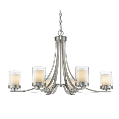 Lustre unique classique / traditionnel à 6 lumières Arie