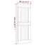 Porte coulissante avec quincaillerie Vidaxl-112703591