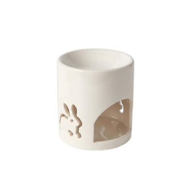 Lampe à huile de chauffage pour Pâques avec encens en céramique