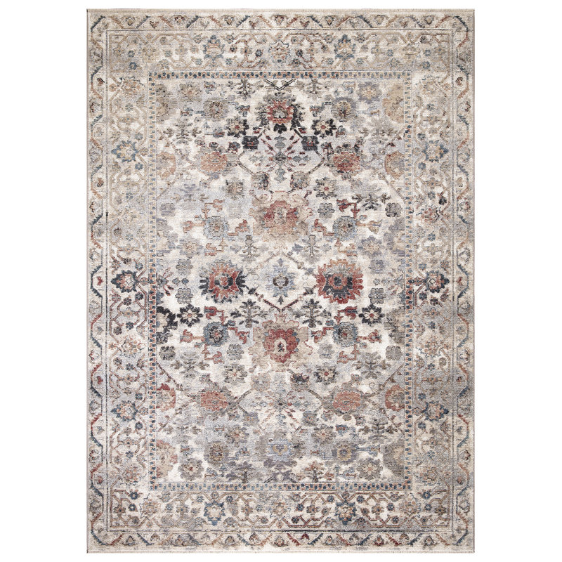 Emmajo Moroccan Indoor Rug, Rectangle 6'7" x 9'3"
